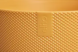 Elho bloempot Jazz rond 26cm amber geel - afbeelding 2