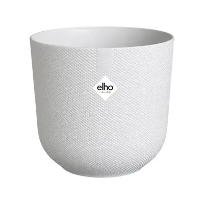 Elho bloempot Jazz Rond 30 cm Zijdewit - afbeelding 1