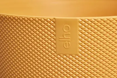 Elho Bloempot Jazz rond 35cm Amber Geel - afbeelding 3