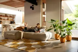 Elho Bloempot Jazz rond 35cm Amber Geel - afbeelding 8