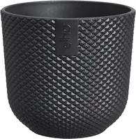 elho bloempot jazz rond mini d7 h7cm Living black - afbeelding 1