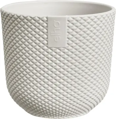 elho bloempot jazz rond mini d7 h7cm Zijdewit