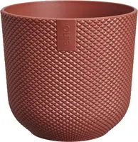 elho bloempot jazz rond mini d9 h9cm Toscaans rood kopen?