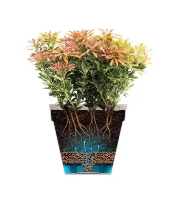 Elho bloempot Loft Urban rond 20cm lavendel lila - afbeelding 7