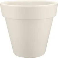 elho bloempot pure round d40 h36cm Linen white - afbeelding 1