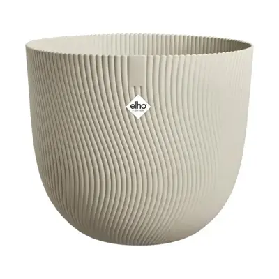 Elho bloempot Sereh 30cm paddenstoel beige - afbeelding 1