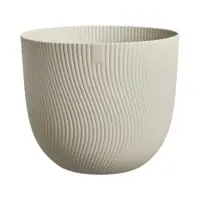 Elho bloempot Sereh 30cm paddenstoel beige - afbeelding 2