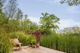 Elho bloempot Sereh 40cm scandinavisch groen - afbeelding 6