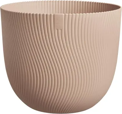 elho bloempot sereh rond d25 h21cm Koele klei - afbeelding 1