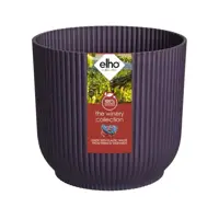 Elho bloempot The WInery Collection 22cm Donkerpaars - afbeelding 1