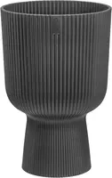 elho bloempot vibes fold coupe d14 h21cm Antraciet - afbeelding 1