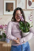 Elho bloempot Vibes fold orchidee hoog 12,5cm zijdewit - afbeelding 5