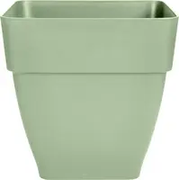 elho bloempot vibia campana vierkant d30 h28cm Pistachegroen - afbeelding 1