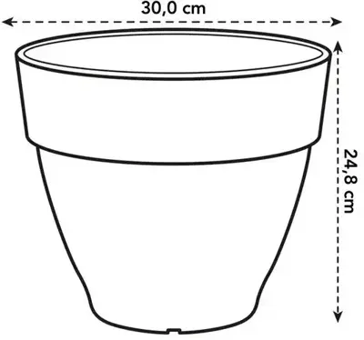 Elho bloempot Vibia Campina 30cm Pistachegroen - afbeelding 3