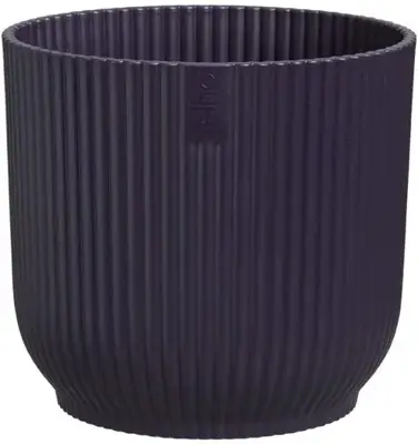 Elho bloempot winery collection 14x13cm donkerpaars - afbeelding 1