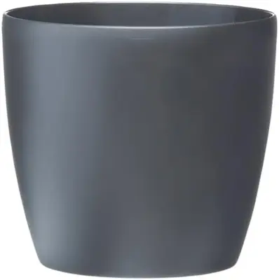 Elho brussels bloempot rond met wielen 40 cm antraciet