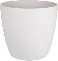 Elho brussels bloempot rond met wielen 40 cm wit
