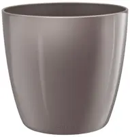 Elho brussels diamond bloempot rond 30 cm oyster pearl