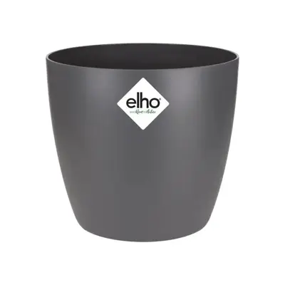 Elho brussels mini bloempot rond 10,5 cm antraciet - afbeelding 1