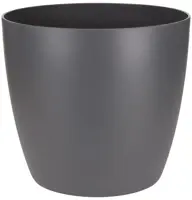 Elho brussels mini bloempot rond 7 cm antraciet - afbeelding 1