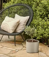 Elho Eden 25 - Grijs - L 26 x B 25 x H 23 cm - Binnen en Buiten - 100% gerecycled - afbeelding 6