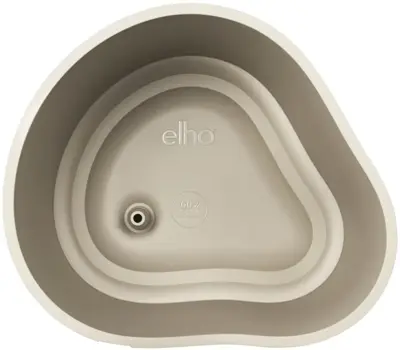 Elho Eden 25 - Grijs - L 26 x B 25 x H 23 cm - Binnen en Buiten - 100% gerecycled - afbeelding 4