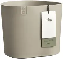 Elho Eden 25 - Grijs - L 26 x B 25 x H 23 cm - Binnen en Buiten - 100% gerecycled - afbeelding 1