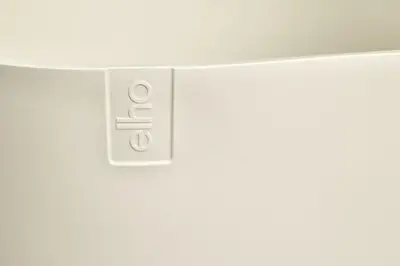 Elho Eden 25 - Wit - L 26 x B 25 x H 23 cm - Binnen en Buiten - 100% gerecycled - afbeelding 3
