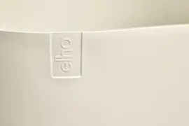 Elho Eden 25 - Wit - L 26 x B 25 x H 23 cm - Binnen en Buiten - 100% gerecycled - afbeelding 3