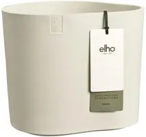Elho Eden 25 - Wit - L 26 x B 25 x H 23 cm - Binnen en Buiten - 100% gerecycled - afbeelding 1
