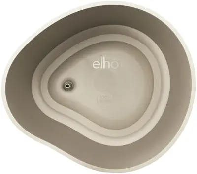 Elho Eden 35 - Grijs - L 36 x B 32 x H 32 cm - Binnen en Buiten - 100% gerecycled - afbeelding 4