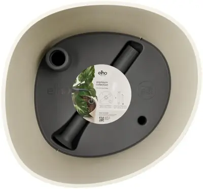 Elho Eden Aquacare High 40 - Wit - L 43 x B 39 x H 50 cm - Binnen en Buiten - 100% gerecycled - afbeelding 4
