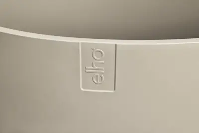 Elho Eden Aquacare Low 40 - Grijs - L 44 x B 40 x H 35 cm - Binnen en Buiten - 100% gerecycled - afbeelding 3