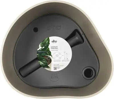 Elho Eden Aquacare Low 40 - Grijs - L 44 x B 40 x H 35 cm - Binnen en Buiten - 100% gerecycled - afbeelding 4