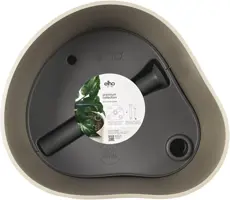 Elho Eden Aquacare Low 40 - Grijs - L 44 x B 40 x H 35 cm - Binnen en Buiten - 100% gerecycled - afbeelding 4