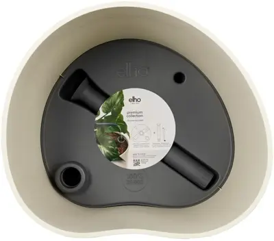 Elho Eden Aquacare Medium 40 - Wit - L 42 x B 38 x H 42 cm - Binnen en Buiten - 100% gerecycled - afbeelding 4