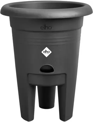 Elho Green Basics aardbeien pot 33cm living black - afbeelding 1