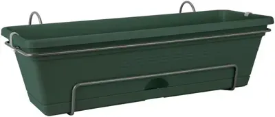 Elho green basics balkonbak all-in-1 50 cm blad groen - afbeelding 1