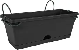 Elho green basics balkonbak mini all-in-1 30 cm living black - afbeelding 2