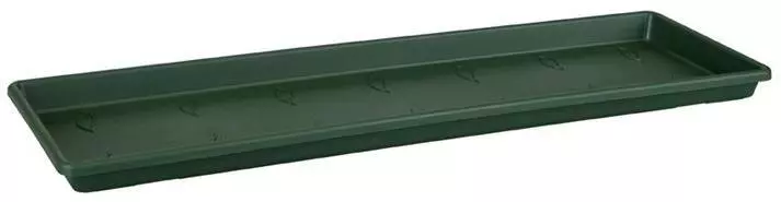 Elho green basics balkonbak schotel 60 cm blad groen - afbeelding 1