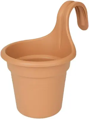 Elho green basics hangpot 18 cm terra - afbeelding 1