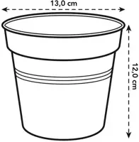 Elho green basics kweekpot orchidee 13 transparant - afbeelding 4