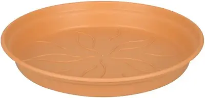 Elho green basics schotel 10 cm mild terra - afbeelding 1