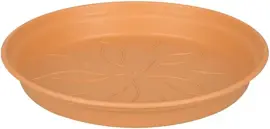 Elho green basics schotel 10 cm mild terra