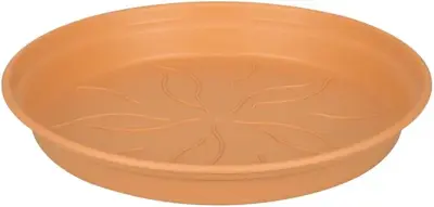 Elho green basics schotel 14 cm mild terra - afbeelding 1