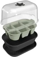 Elho Green Basics zaaitray 22cm steengroen - afbeelding 2