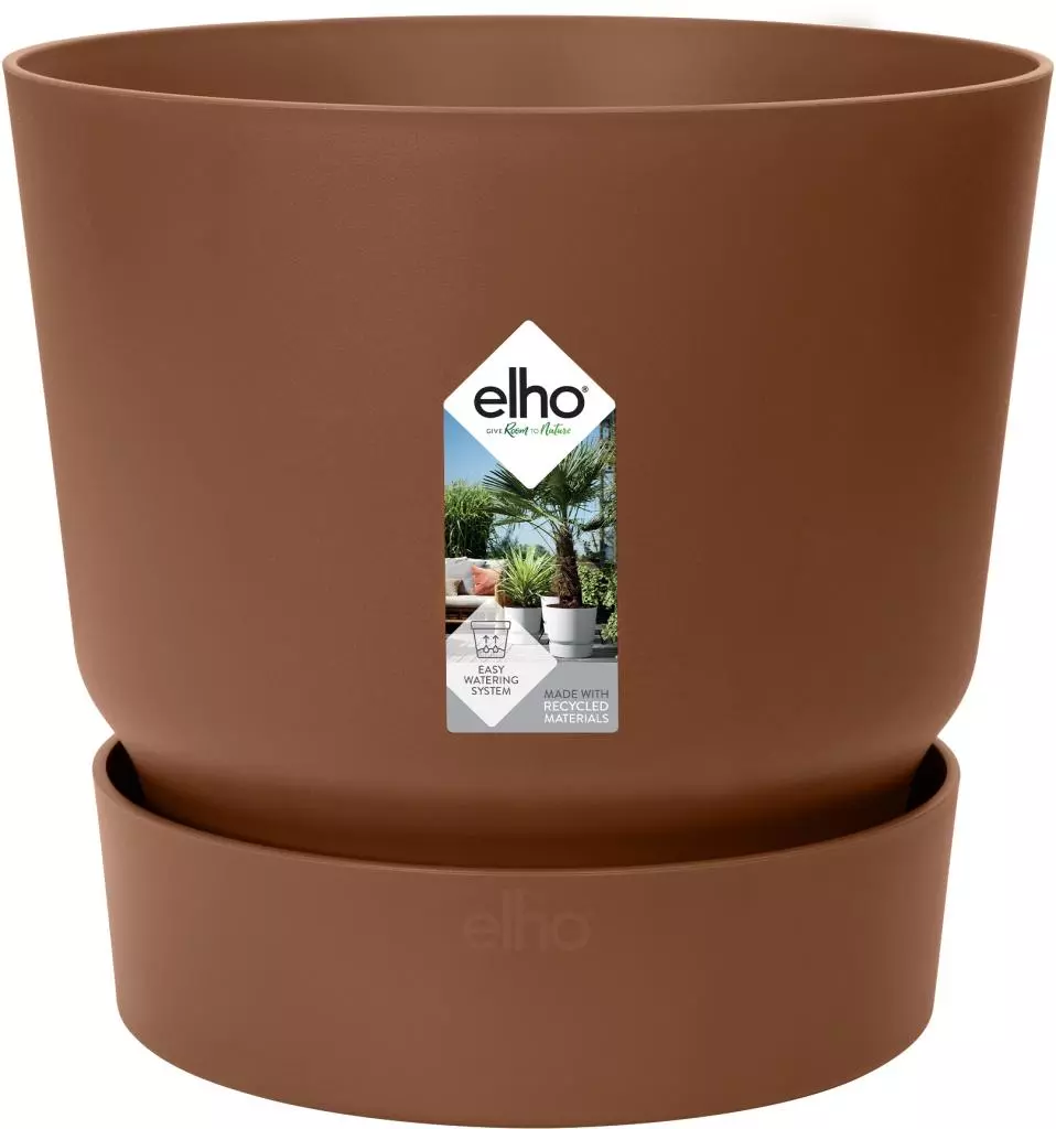 Amuseren omhelzing focus Elho Greenville bloempot 25 cm gemberbruin kopen? - tuincentrum Osdorp :)
