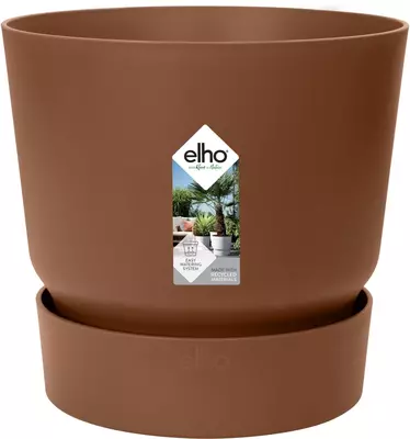 Elho Greenville bloempot 25 cm gemberbruin - afbeelding 3