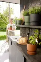 Elho Greenville bloempot 40 cm Living black - afbeelding 7