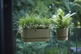 Elho greenville easy hanger single bladgroen - afbeelding 4